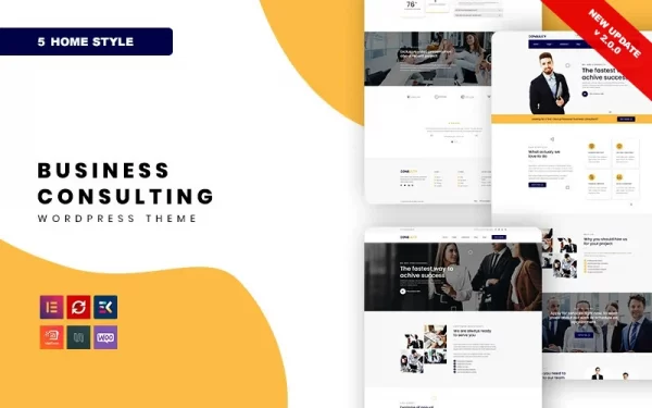 Consulity - Business Consulting WordPress Theme